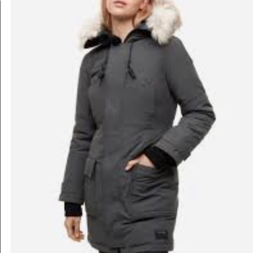 Aritzia Golden by TNA Bancroft Parka - Dark Grey